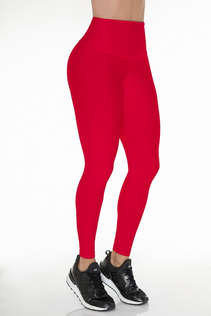 Red Solid Leggings - Selling Fast at