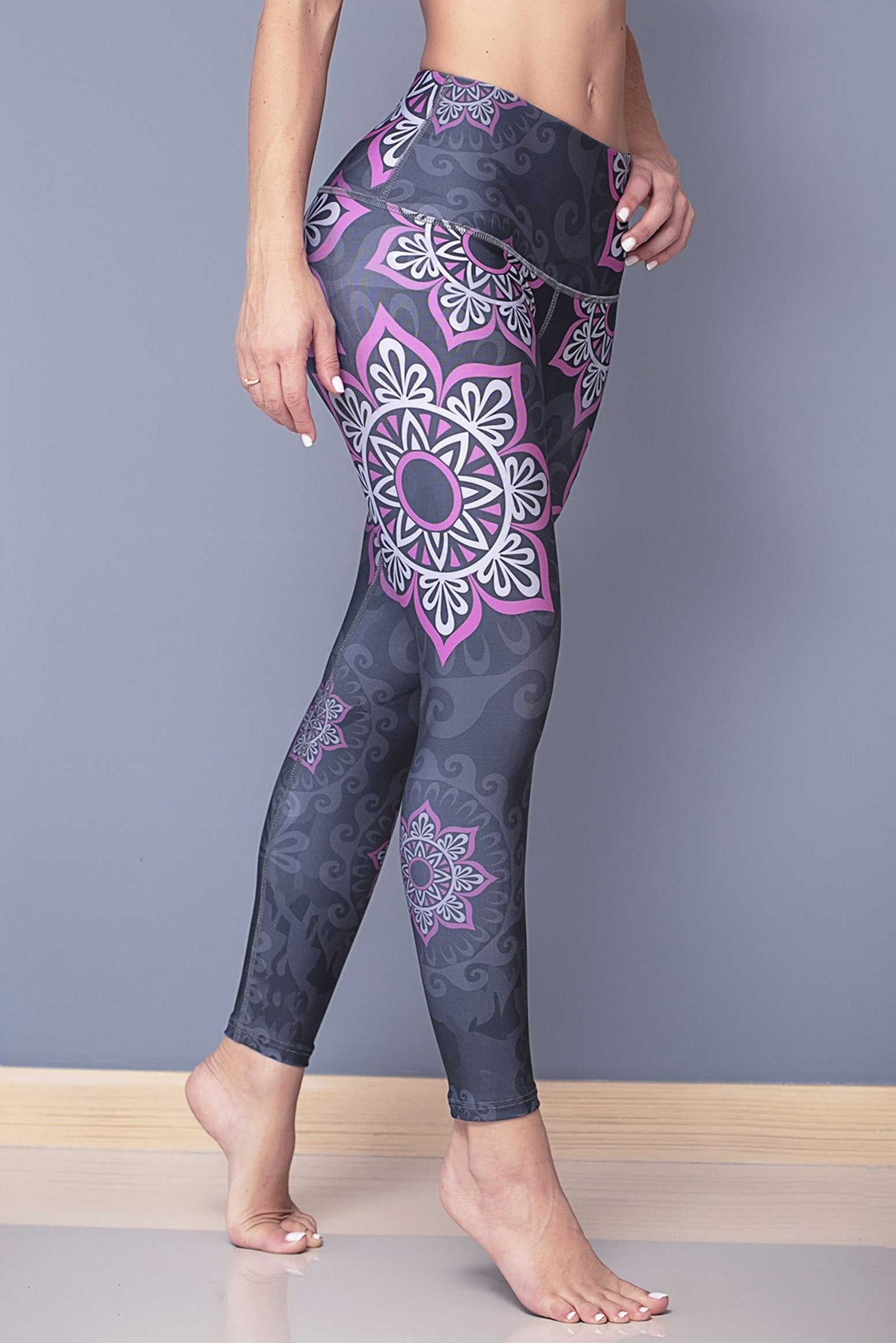 MANDALAs with a touch of PINK Leggings – Bestyfit